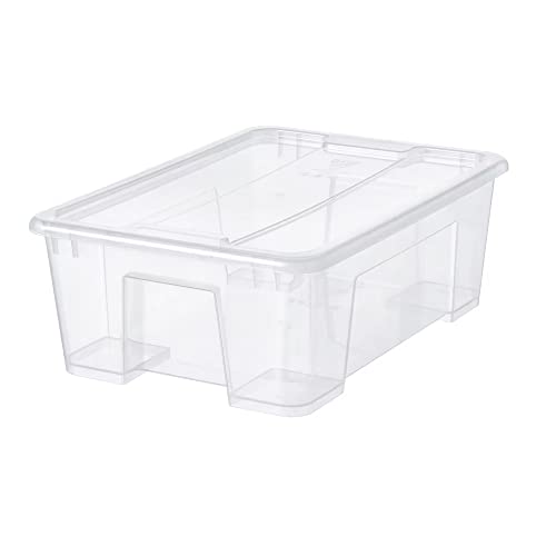 NT-STAR Transparent box with Lid, Multipurpose,39x28x14 cm - Image 1
