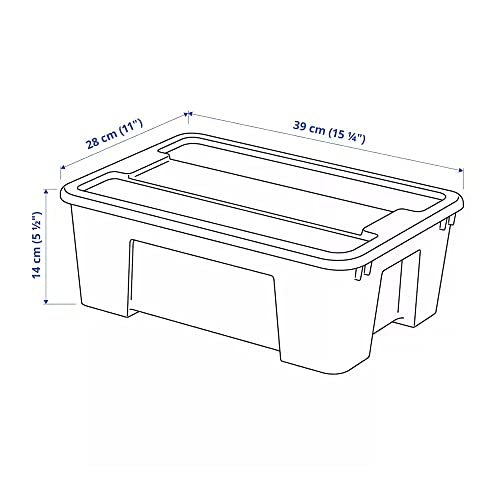 NT-STAR Transparent box with Lid, Multipurpose,39x28x14 cm - Image 4