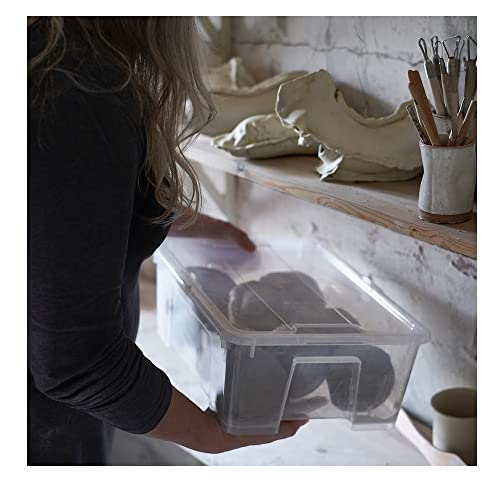 NT-STAR Transparent box with Lid, Multipurpose,39x28x14 cm - Image 2