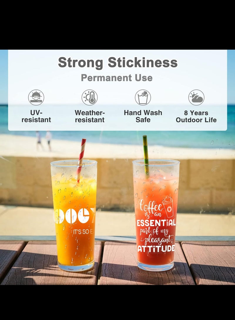 Glossy White Vinyl Roll, 30cm x 1m, PET Backing, Permanent Outdoor Vinyl for Home Decor, Car Decal, Scrapbooking, Window Graphics, Indoor and Outdoor Use - Image 3