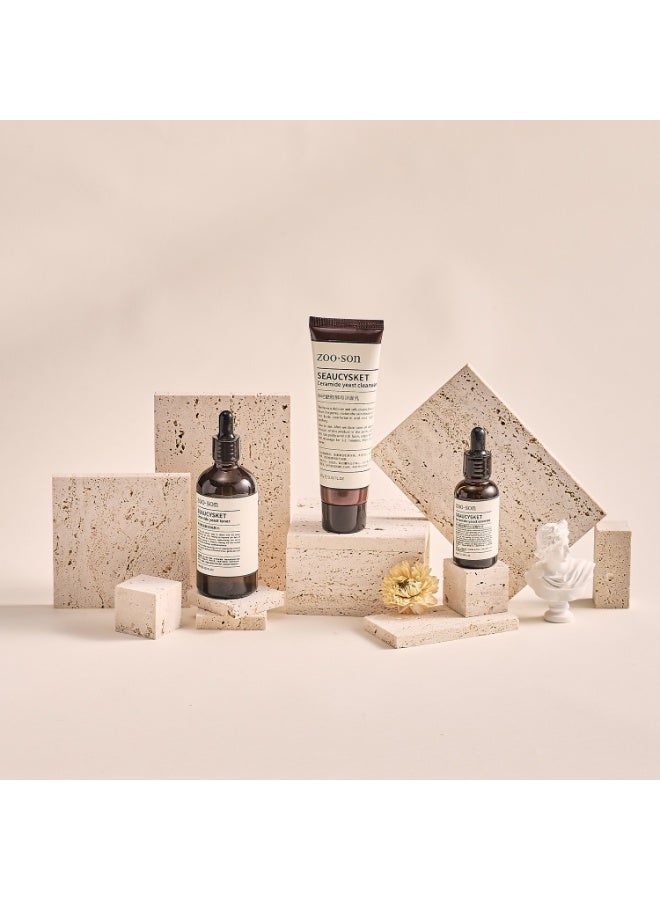 FUKE Natural Stone Tray Vanity Tray for Small Jewelry Cosmetics Watch Fragrance Keys - Image 3