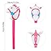 EVERMARKET 12PCS Inflatable Stick HorseBlow Up Horse Head on Stick Pony Costume Western Cowboy Cowgirl Baby Shower Birthday Party Decorations Halloween Supplies Favors Props 38 Inches Pink - Image 4