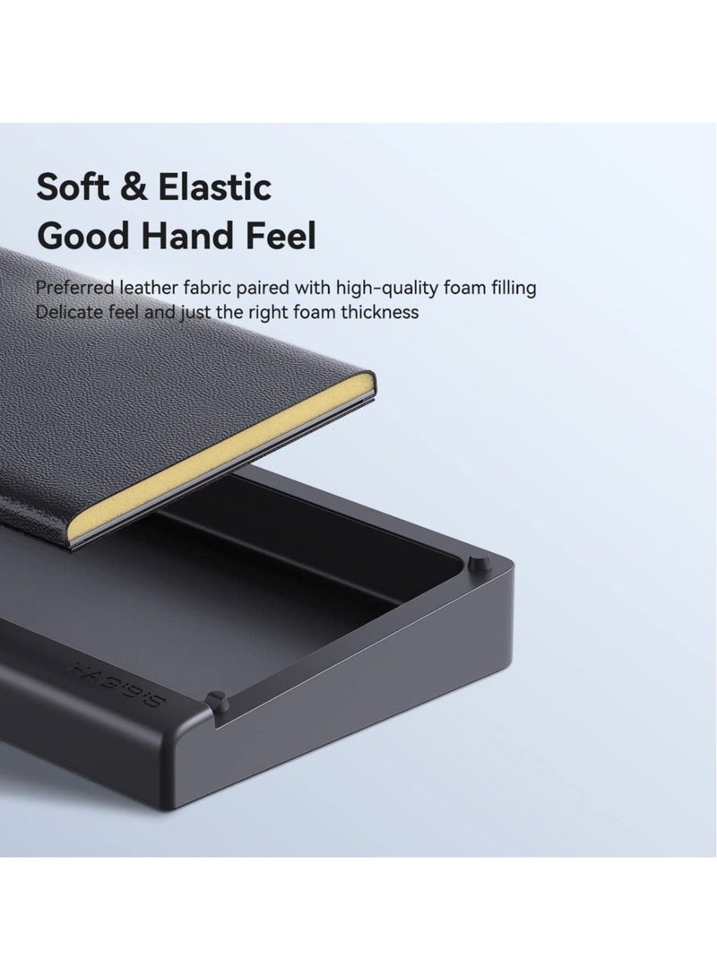 Captaintech Keyboard Wrist Rest Pad with Desktop Partition Storage Case - Ergonomic Soft Memory Foam - Anti-Slip Rubber Base - for Computer Keyboard, Laptop, Office, Home - Image 3