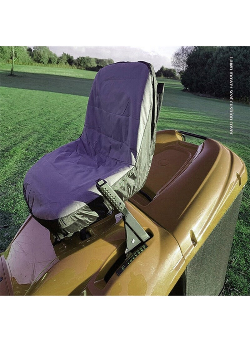 Generic Durable 600D Oxford Lawn Mower Seat Cover Black 