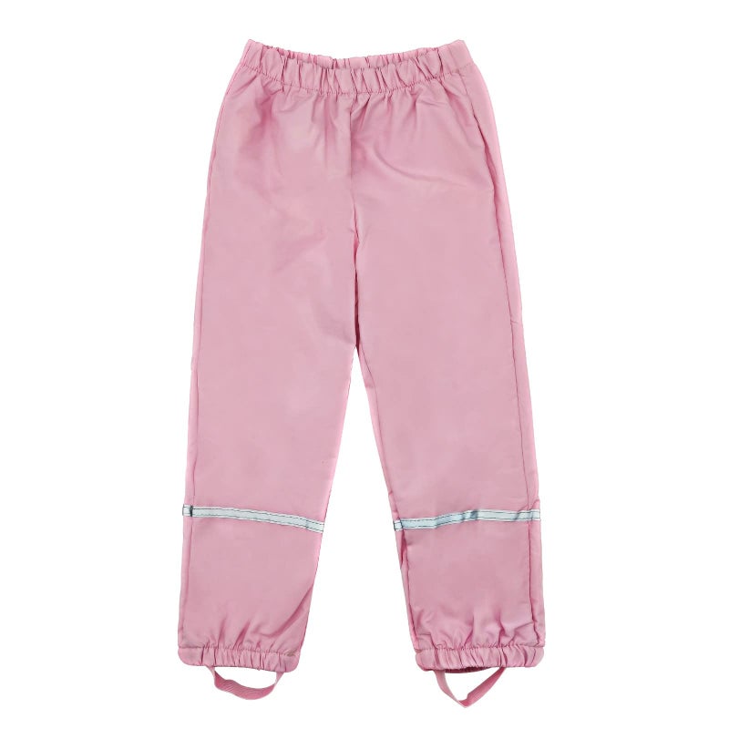 QILUCKY 3-4T Unisex Rain Pants, Women's Waterproof & Windproof, Breathable Mud Pants, Trousers for Girls & Boys - Image 1