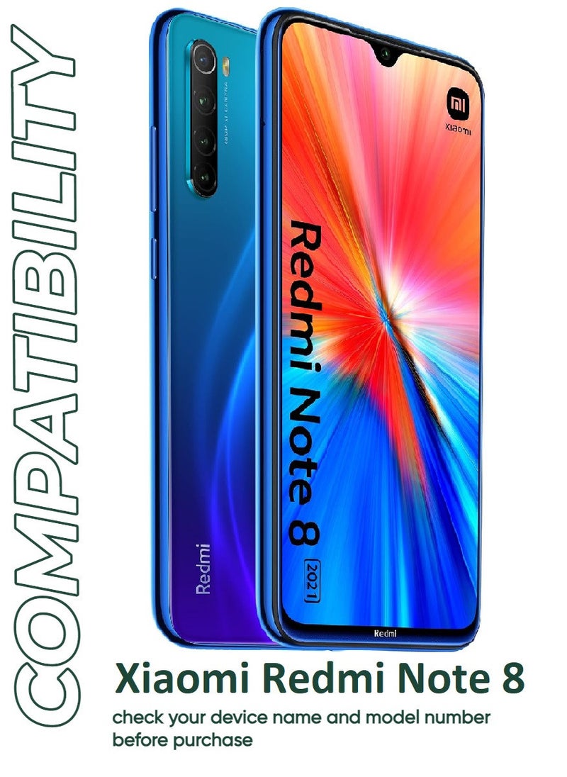 3 Pieces Antistatic ESD Dustproof Premium Quality High Definition Tempered Glass Screen Protector Designed For Xiaomi Redmi Note 8