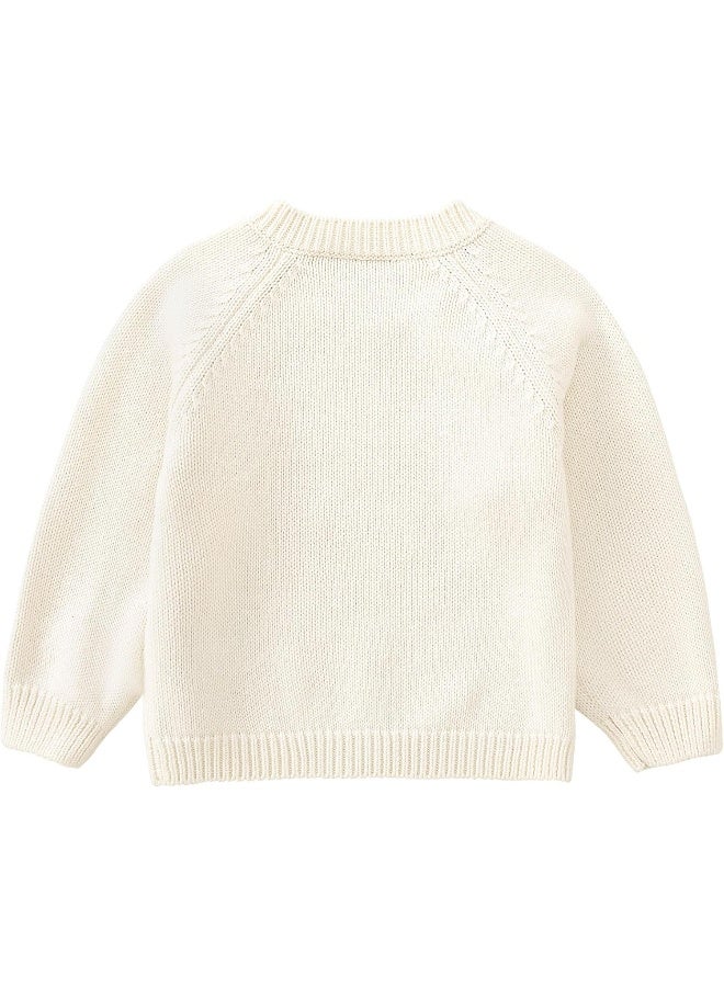 PureBorn pureborn Baby Boys Girls Cardigan Top Cotton Sweater Shirt Spring Jacket 1-3 Years  - Image 3
