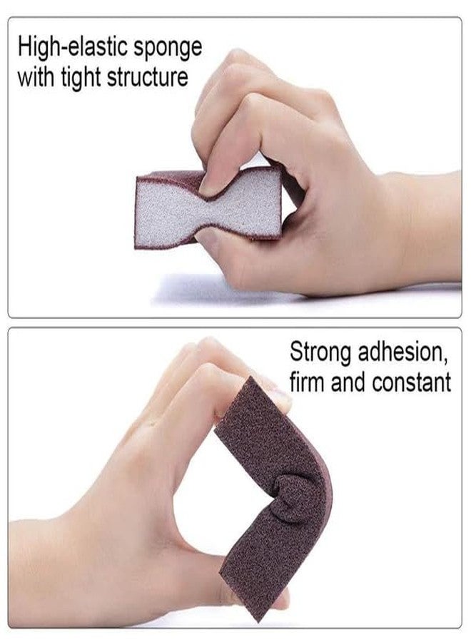 Red Champion Carborundum Nano Emery Sponge - Stone Dishwashing Scouring Pad | Grit Eraser Brush for Pots, Pans & Kitchen Utensils | Rust & Odor-Free Heavy-Duty Cleaning Sponge - Image 2