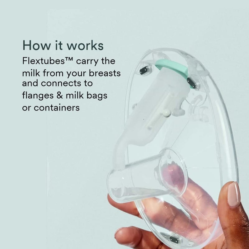 Willow - 360 Breast Pump Flextubes - for Spare Use or Replacement Part for The Willow 360 or 3.0 Wearable, Hands-Free Breast Pump, Breastfeeding Essential for New Moms- 2ct - Image 3