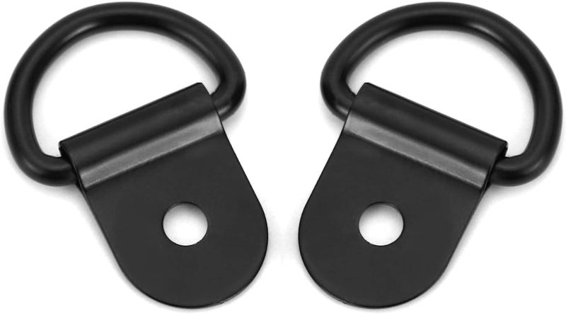 QWORK 30 Pcs D-Ring Tie Down Ring Lashing Ring with Mounting Bracket for Car Truck Trailer Camper Van (36cm x 25cm) - Image 3