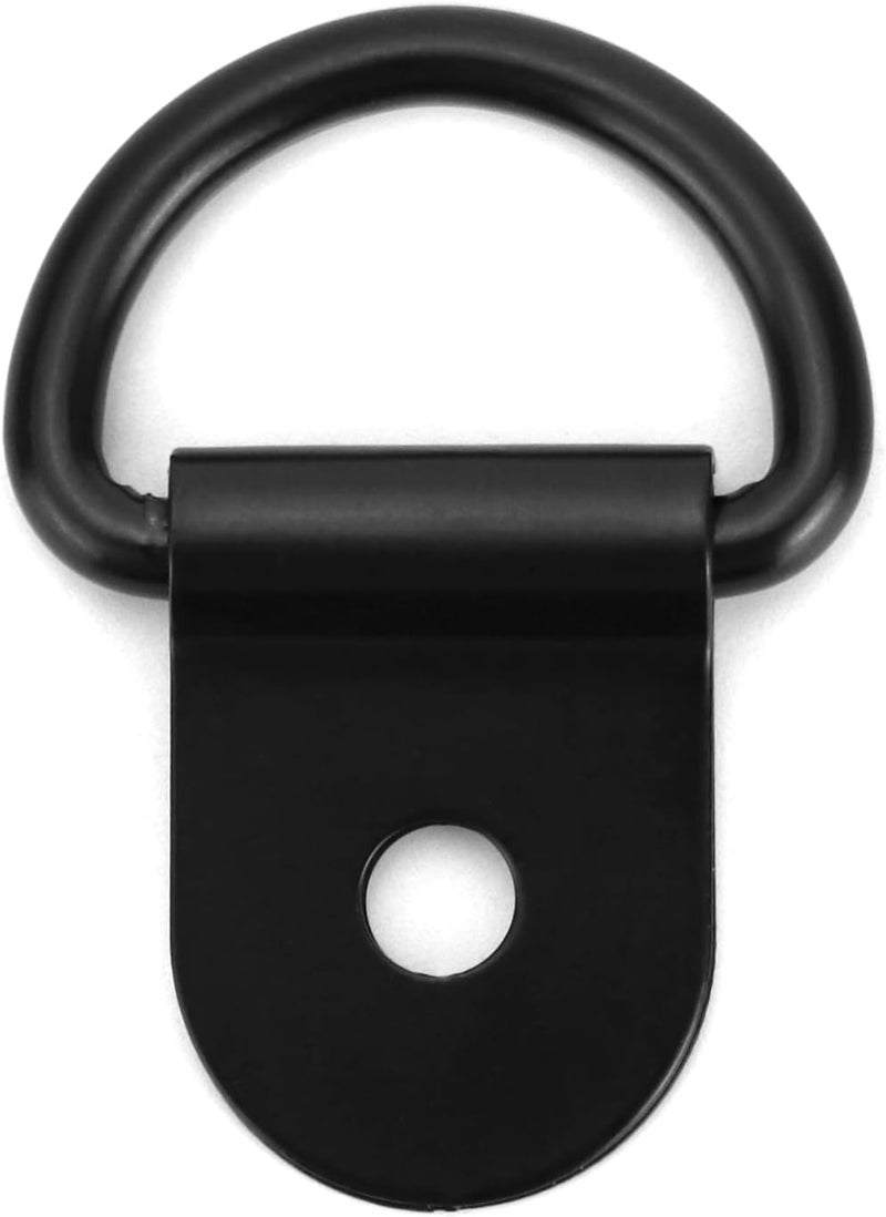 QWORK 30 Pcs D-Ring Tie Down Ring Lashing Ring with Mounting Bracket for Car Truck Trailer Camper Van (36cm x 25cm) - Image 2