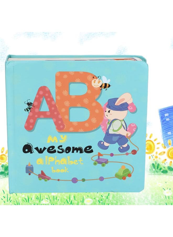 نيبمينينت Infant Cute Cartoon Pattern Number/Letter Learning Wear-Resistant Early Educational BookLetter  - Image 3