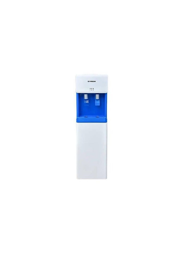 Fresh Water Dispenser 2 Faucets Cold Only - White & Blue FW-17VFWBN