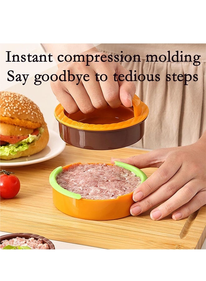 2 Pack 3-In-1 Nonstick Burger Press For Beef Veggie Patty BBQ Grilling - Image 3
