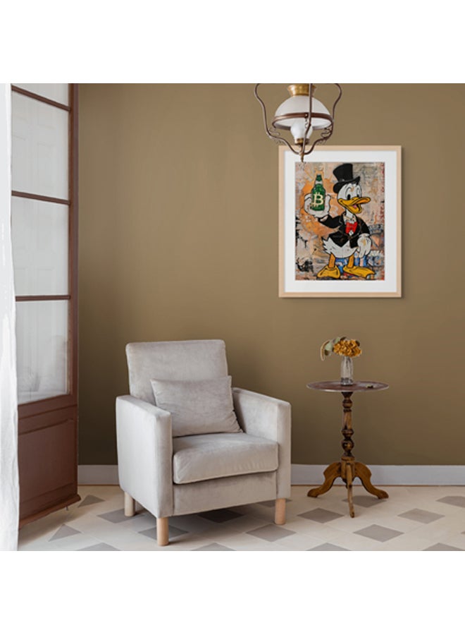 آرت دیکور  ديكور فني مؤطر، صورة فنية جميلة مطبوعة لدونالد داك، فن البوب، موضوع المال، شخصية كرتونية مميزة، عمل فني نابض بالحياة، مطبوعات فن البوب، ديكور الحائط، غرفة المعيشة، غرفة النوم، المكتب، الاستوديو، ديكور المنزل. - Image 2