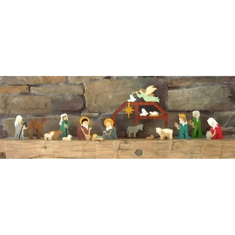 Easter Wooden Puzzle The Birth of Jesus Home Interior Decoration, Wooden Jesus Puzzle Interesting Interior Decoration for Easter Wooden Desktop and Home Decoration - Image 4