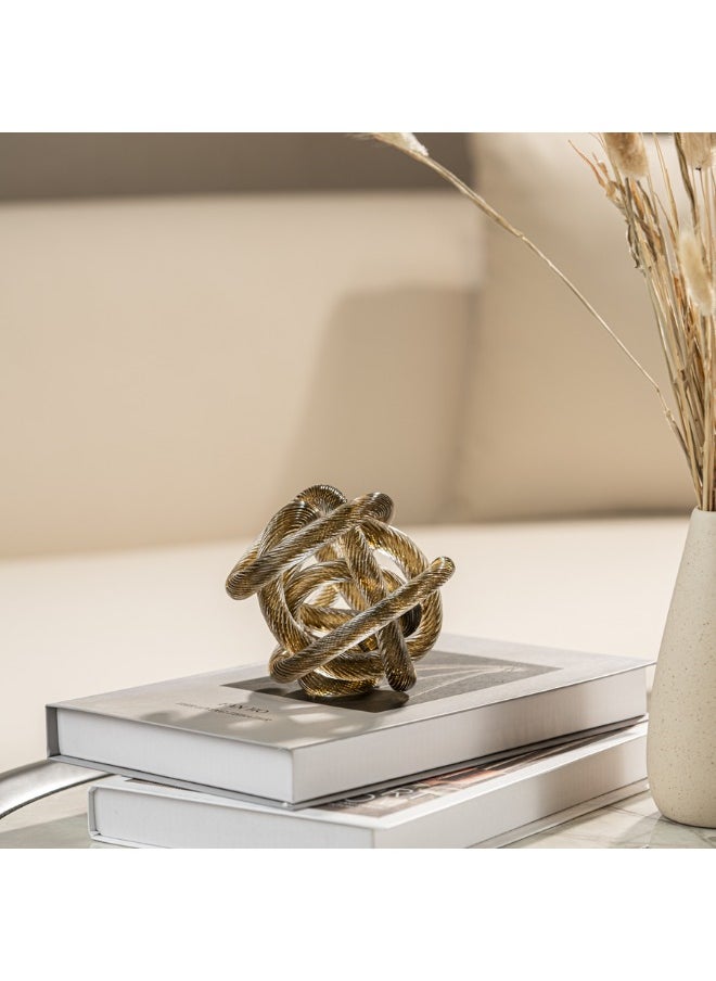 MAAC Home Radiant Elegance Glass Small Brown Knot Sculpture  Modern Abstract Stylish Showpiece Tabletop Sculpture for Living room, Room, Office Shelf Decor - pzsku/ZC2B8C448C597CACF0093Z/45/_/1720530099/c27e4cc4-d0ba-4d00-8e53-d504f14dfe2d