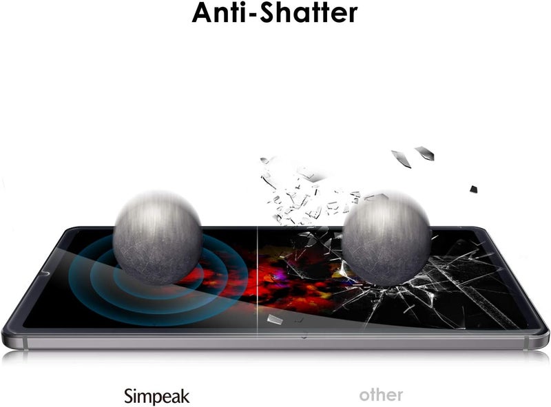 Simpeak 2Pack Screen Protector Compatible with Samsung Galaxy Tab S6 Lite 104 20202022 Tempered Glass Screen Film Guard Easy Installation 9H Hard AntiFingerprint Bubble Free - Image 4