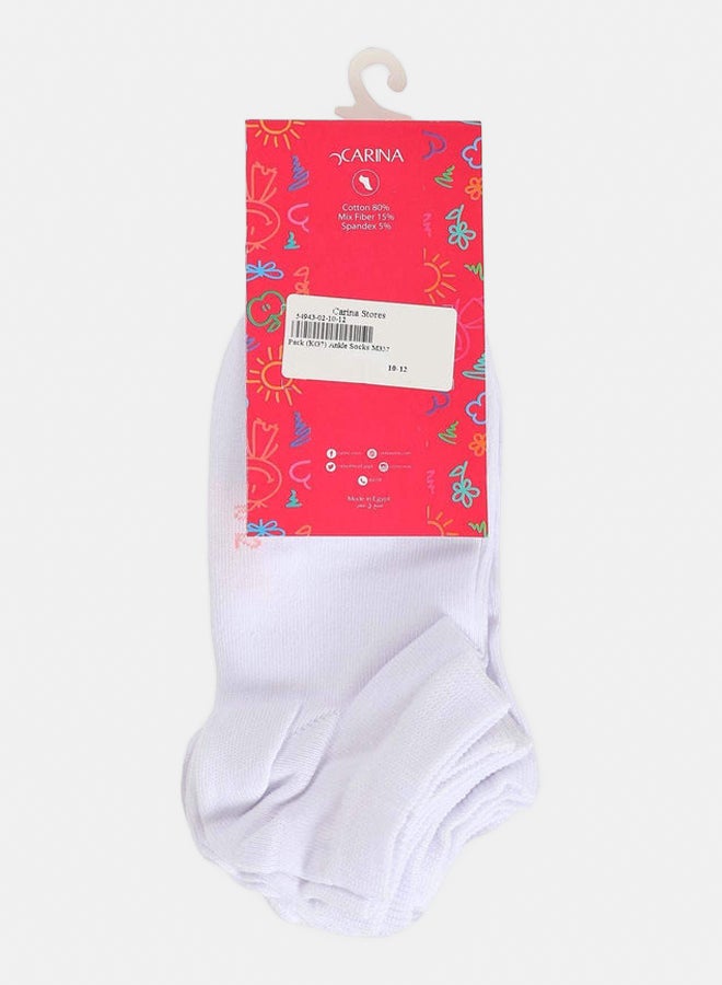 Carina Girly Ankle Length Socks - 7 Pairs - Image 3