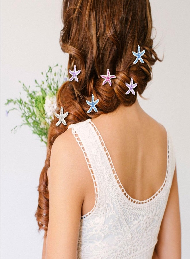 ACO-UINT 20 Pcs Starfish Hair Accessories: Rhinestone Clips for Beach, Mermaid Style - Cute for Women and Girls - Image 4