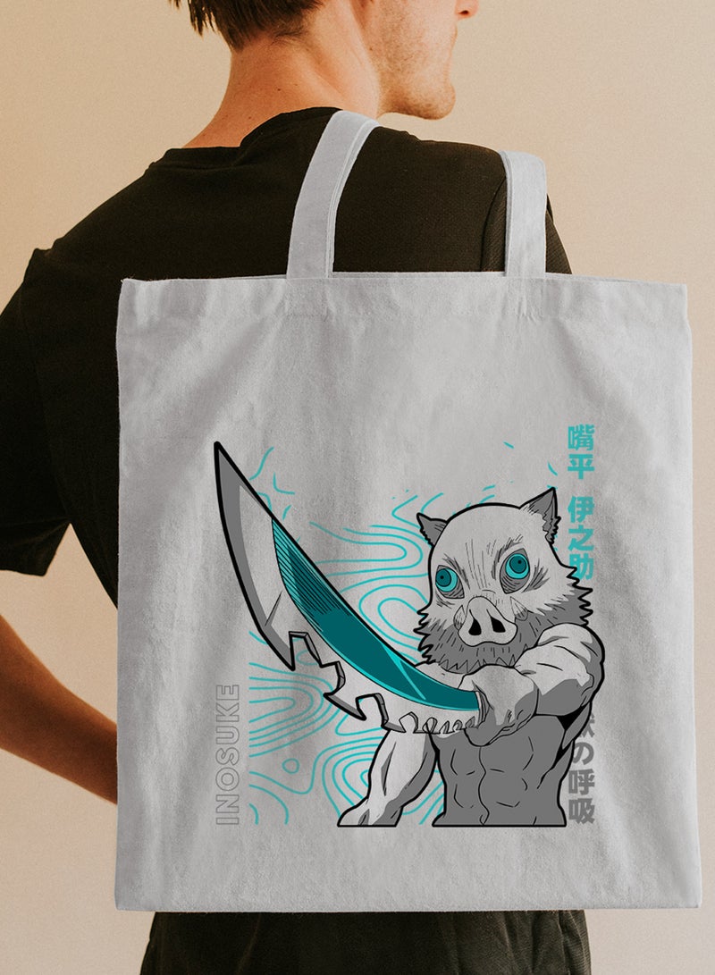 لوحة حقيبة يد بأحزمة كتف من البوليستر بتصميم أنمي إنوسكى - Image 2