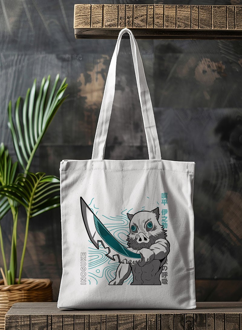 لوحة حقيبة يد بأحزمة كتف من البوليستر بتصميم أنمي إنوسكى - Image 3