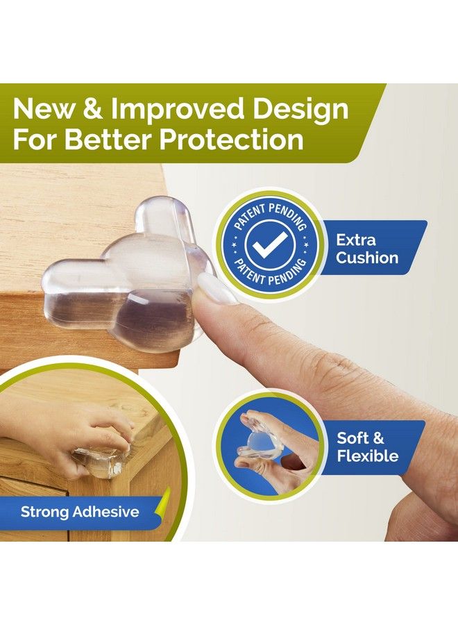 Wappa Baby Corner Protectors For Baby (12 Pack) New & Improved Edge Protector For Baby Transparent Corner Protectors Baby Safety Products To Baby Proof Corners And Edges - Image 5