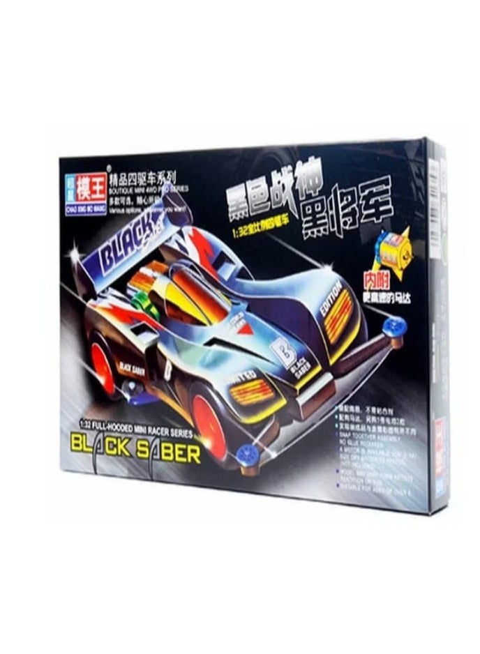 سيارة ميني 4WD من طراز تشاو شينغ مو وانغ (بلاك سابر) بمقياس 1/32 - Image 1