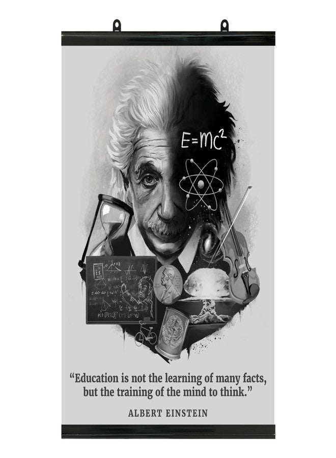 Palace Learning Albert Einstein Poster - Inspirational and Motivational Quote (18 x 24, LAMINATED) - Image 1