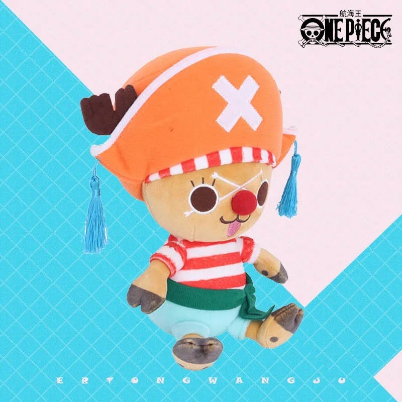 Bluejw High Quality 10-75cm Kawaii Luffy & Chopper Stuffed Animal Toys – Official Anime Cartoon Plush Figures Filled with Soft PP Cotton, Perfect Birthday Gift for Kids and Fans - Image 4