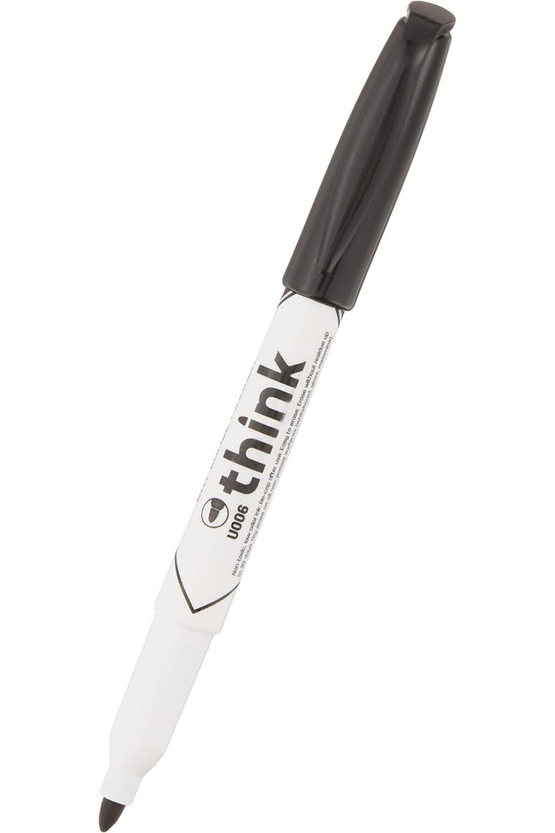 ثينك EU00620 Slim Whiteboard Marker, Black 01 Pcs - Image 1