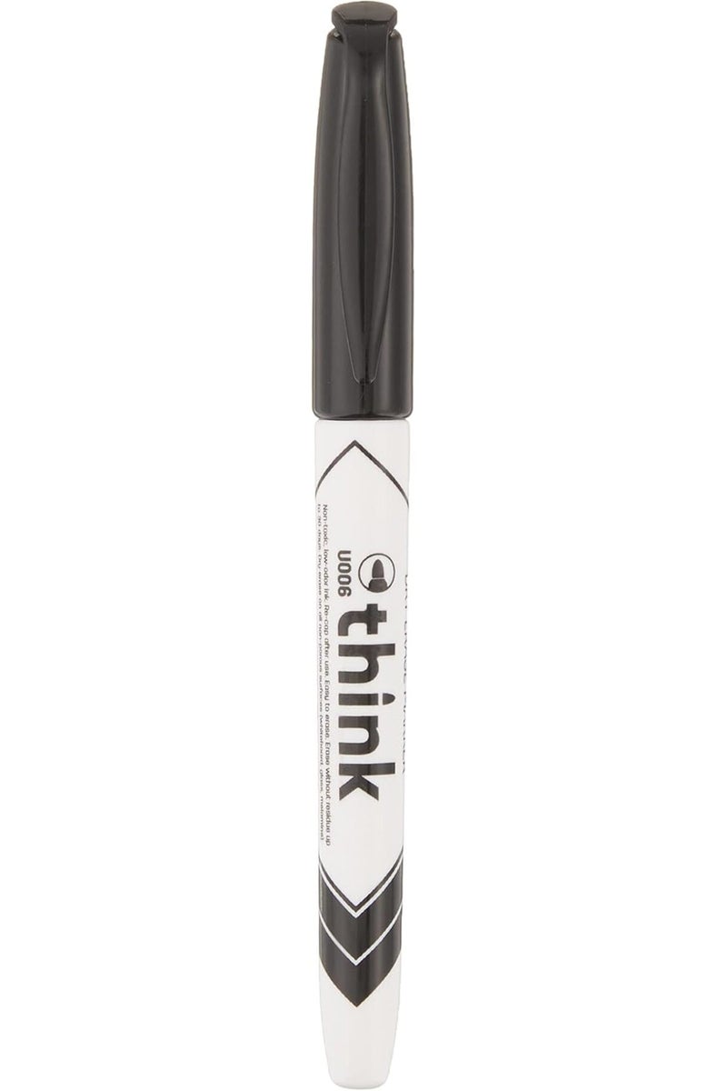 ثينك EU00620 Slim Whiteboard Marker, Black 01 Pcs - Image 2