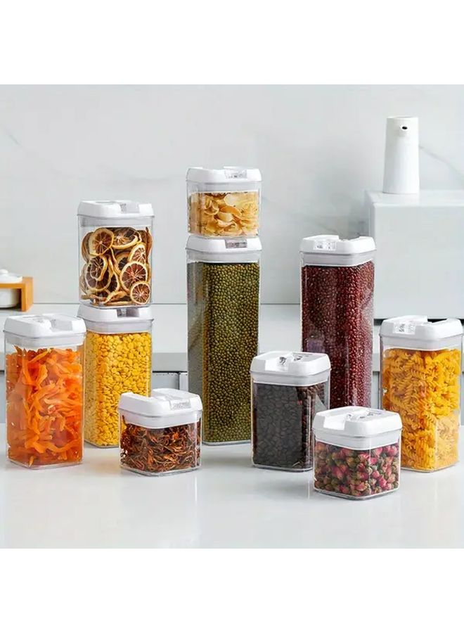 1900ML Clear Airtight Food Storage Containers Leak Proof BPA Free Plastic Canisters - Image 2