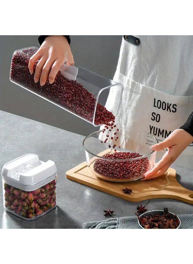 1900ML Clear Airtight Food Storage Containers Leak Proof BPA Free Plastic Canisters - Image 3