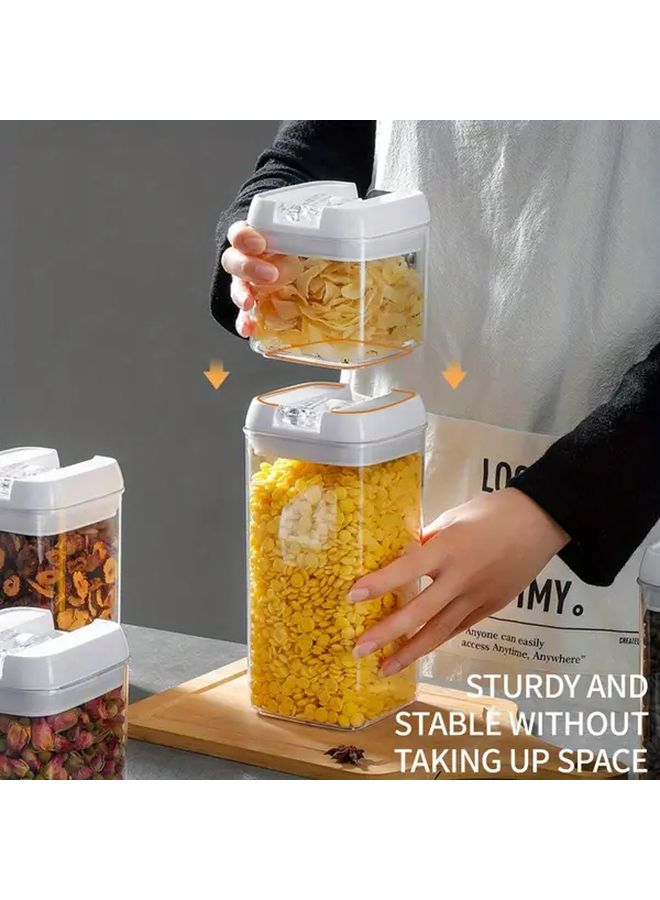 1900ML Clear Airtight Food Storage Containers Leak Proof BPA Free Plastic Canisters - Image 4