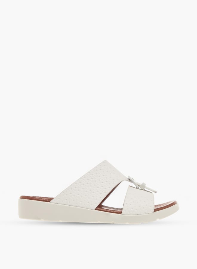 LBL by Shoexpress Boys Buckle Accent Slip-On Arabic Sandals  - Image 1
