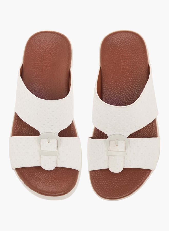 LBL by Shoexpress Boys Buckle Accent Slip-On Arabic Sandals  - Image 2