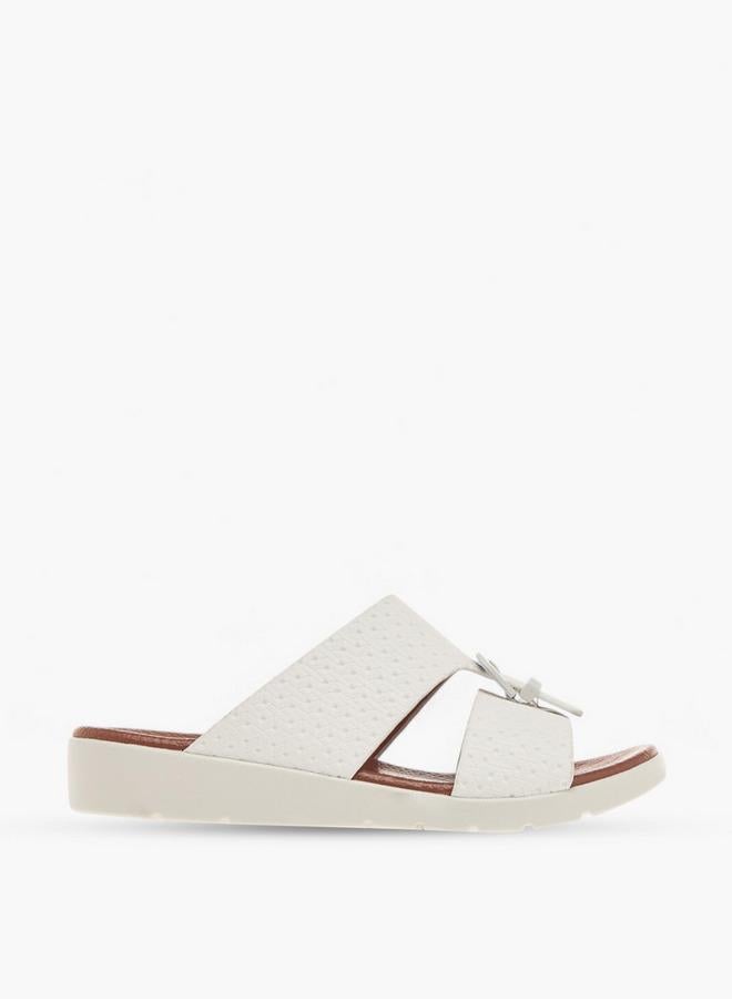 LBL by Shoexpress Boys Buckle Accent Slip-On Arabic Sandals Ramadan Collection - Image 1