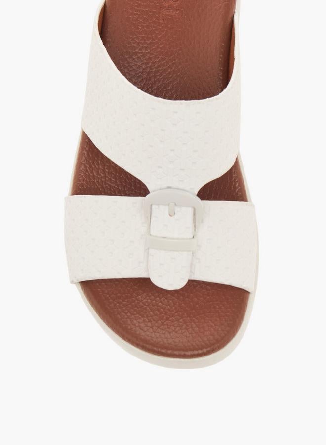 LBL by Shoexpress Boys Buckle Accent Slip-On Arabic Sandals Ramadan Collection - Image 3