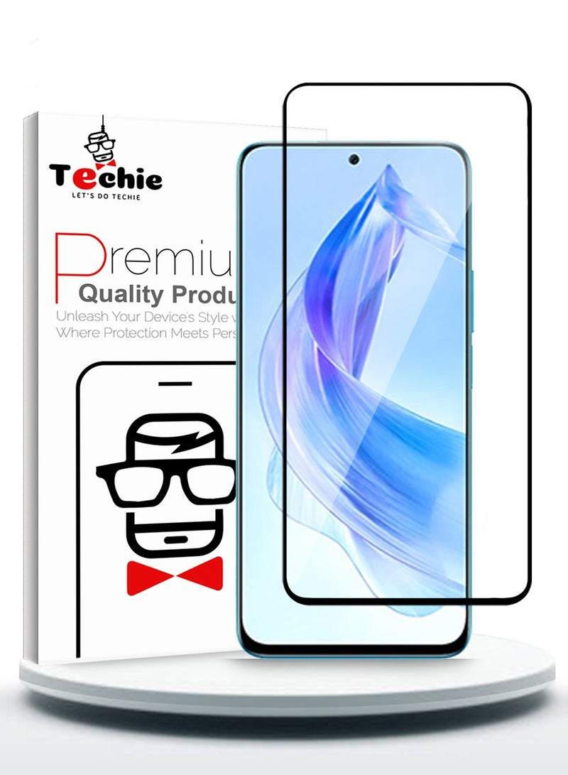 Techie Honor 90 lite 5G 2023 Full Cover HD Tempered Glass Screen Protector - Image 1