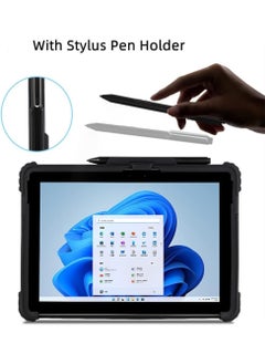 Generic Case for Microsoft Surface Pro 11 (2024),Clear Durable Anti-Drop Smart Tablet Cover with Hand Strap,Pen Holder and Shoulder Strap  - Image 4