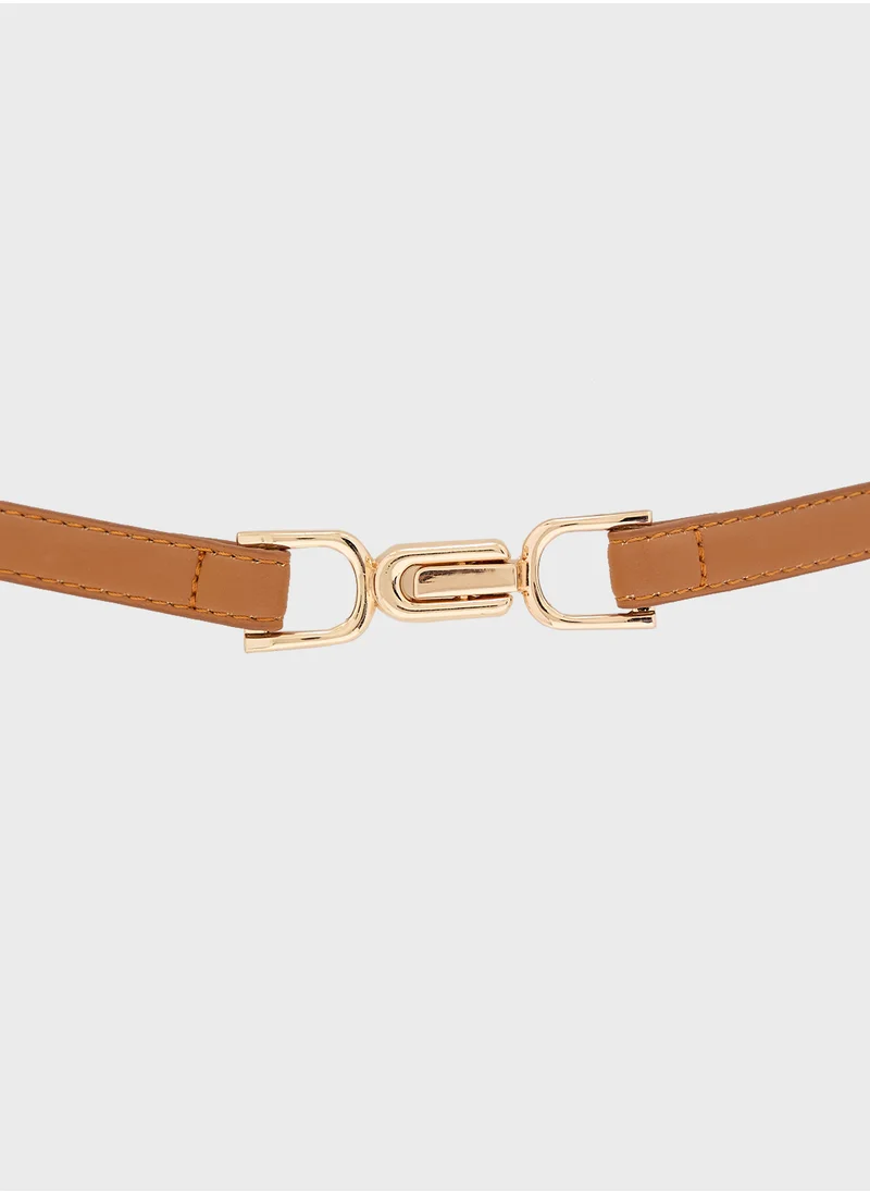 Ginger Thin Ladies Belt