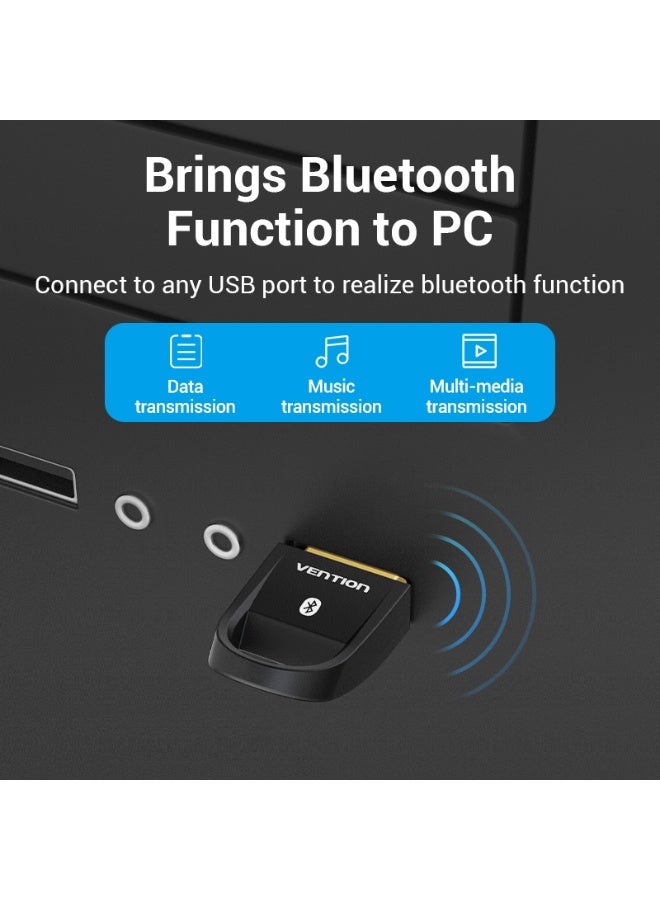 VENTION USB Bluetooth5.0 Adapter Black Model # CDSB0 - Image 3
