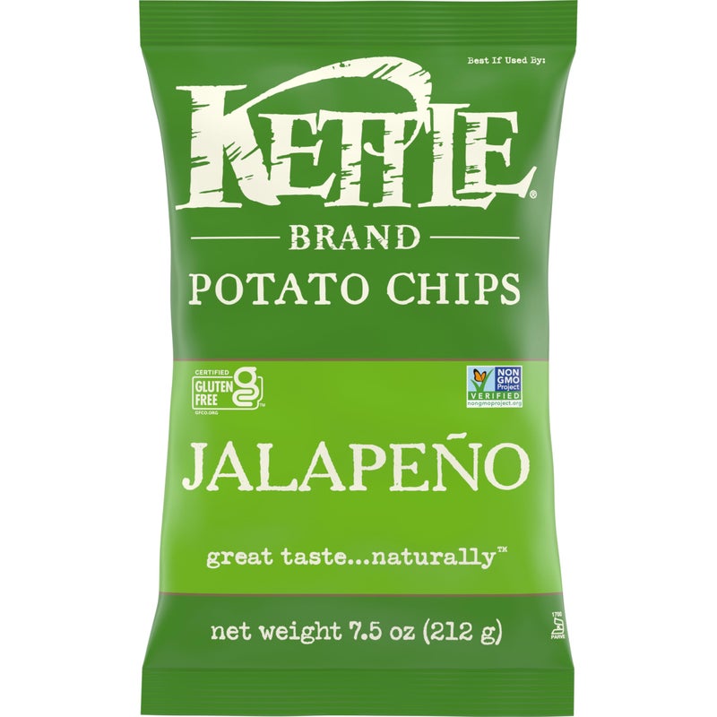 Kettle Brand Jalapeno Kettle Potato Chips GlutenFree NonGMO 75 oz Bag - Image 3