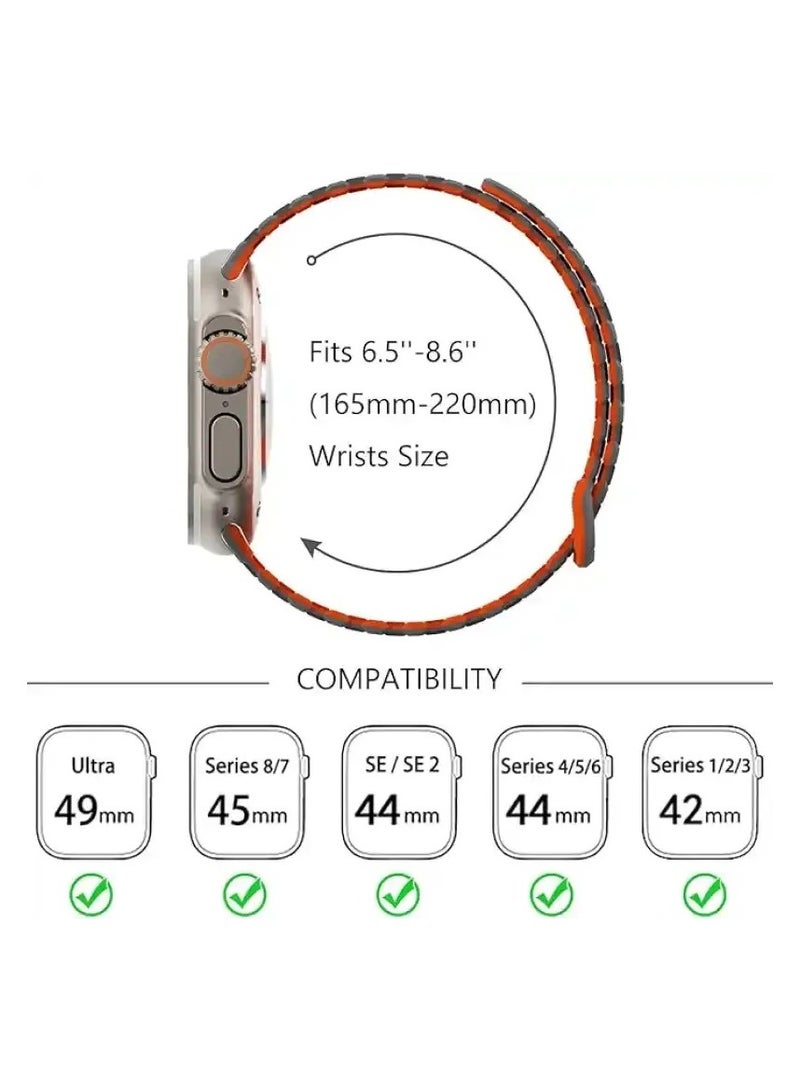 O Ozone (Pack of 4) Silicone Magnetic Bands Compatible with Apple Watch Series 10 | 9 | 8 | 7 | 6 | SE | 5 | 4 | 3 | 2 |1, 38/40/41/42mm, Replacement Sport Magnet Strap with Anti-drop Buckle -Multicolor2 - Image 2