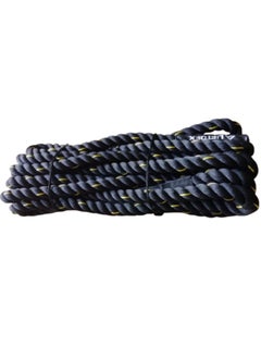 LIFTDEX Exercise Battle Rope or Strength Training Fitness Training Heavy Workout Rope Black - 12 Meters.  - Image 1