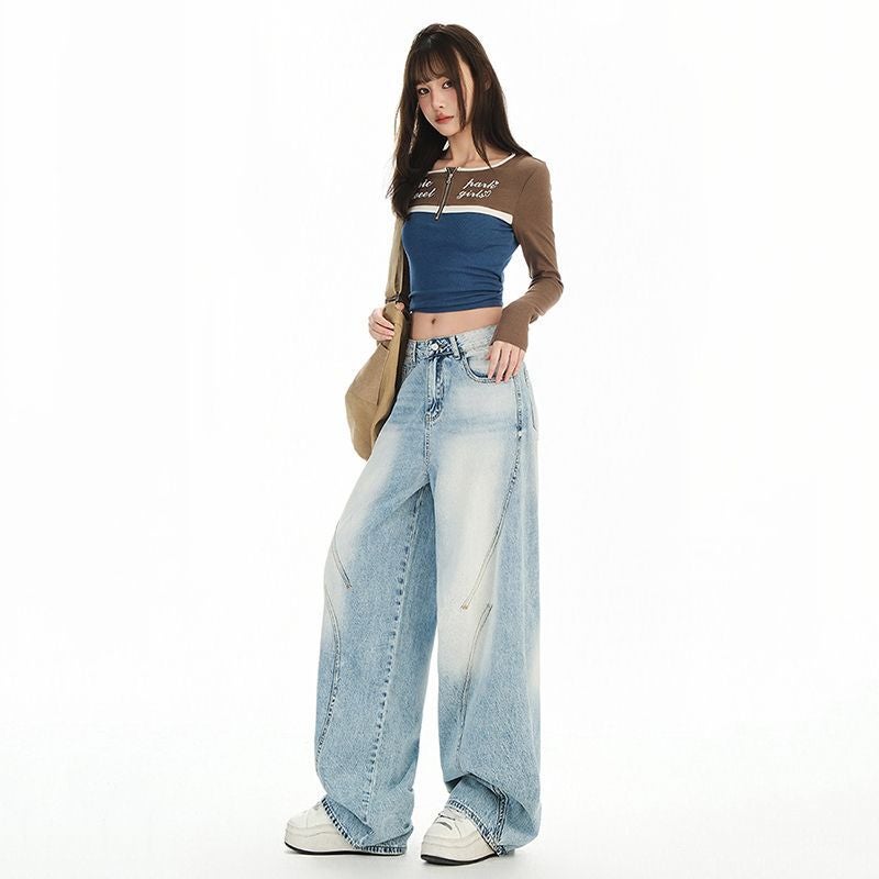 Unisex Casual Daily Denim Jeans - Image 5