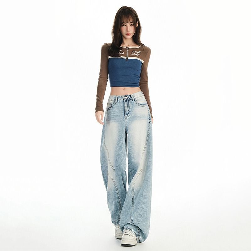 Unisex Casual Daily Denim Jeans - Image 4