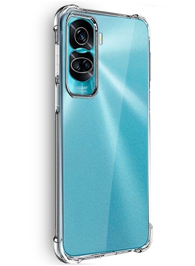 إيف Case for Honor 90 Lite Clear Cover Cover Cover Froofchproof مرنة TPU الوفير تغطية شفافة مضادة لغطاء الخدش حماية كاملة الكاميرا مصممة لشرف 90 لايت - Image 3