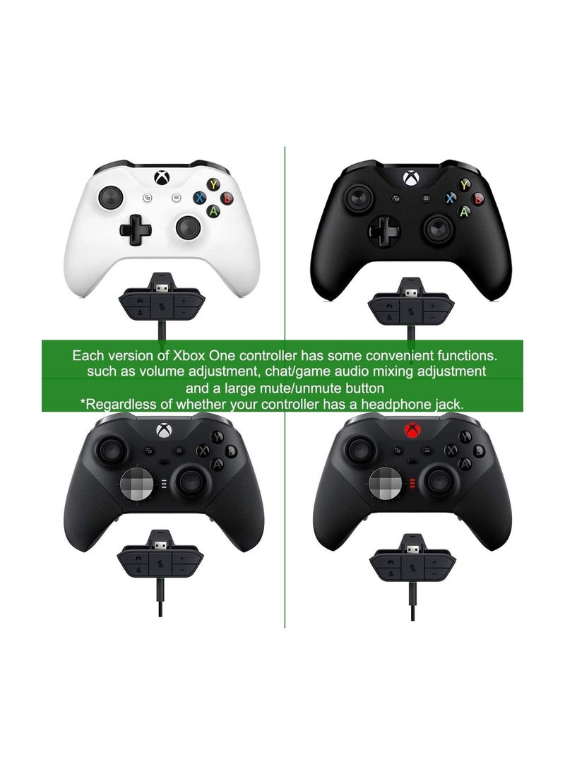 Generic - Stereo Headset Adapter for Xbox One, Audio Mic Headphone Converter, Adjust Audio Balance (Game Sound and Voice Chat), Volume, Mic Directly - Image 1
